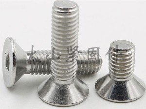 Countersunk head hex socket head bolts