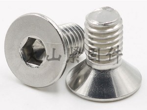 Countersunk head hex socket head bolts